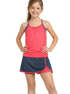 Danskin Now Athletic Girls Medium 7/8 Summer Skort Set